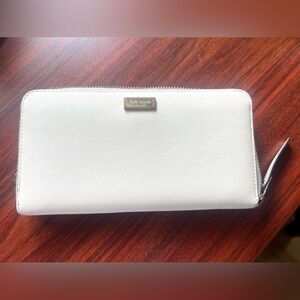 Kate Spade Cream Zip-Around Wallet